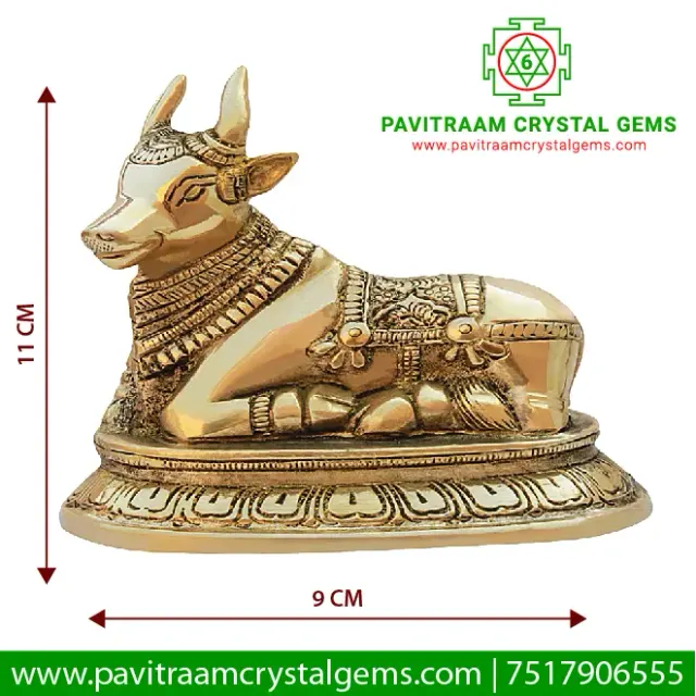 🐂 Nandi Dev Idol – NE Zone Spiritual Growth & Clarity Enhancer