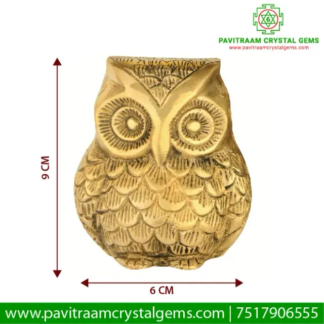 🦉 Owl Idol – West Zone Protection, Wisdom & Wealth Activator
