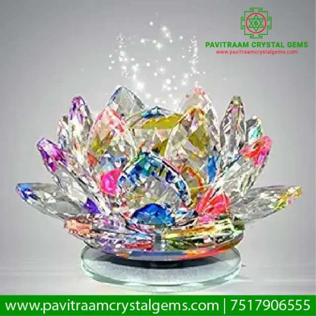 🪷 Crystal Lotus – Brahmasthan Energy Balancer & Zone Harmonizer